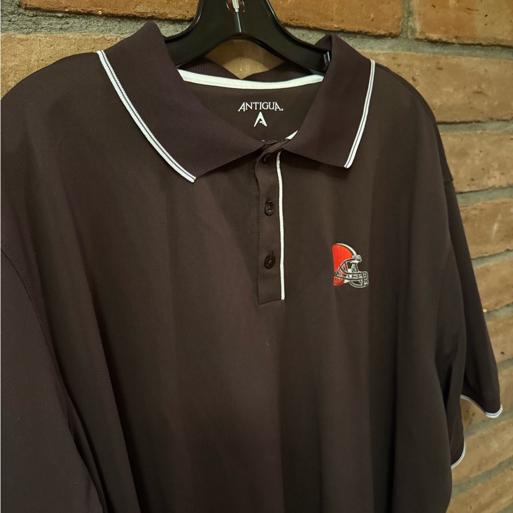 Antigua Men's Cleveland Browns polo - Picture 3 of 7